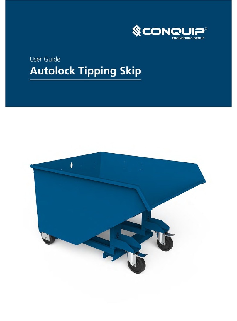 Conquip Autolock Tipping Skip user guide
