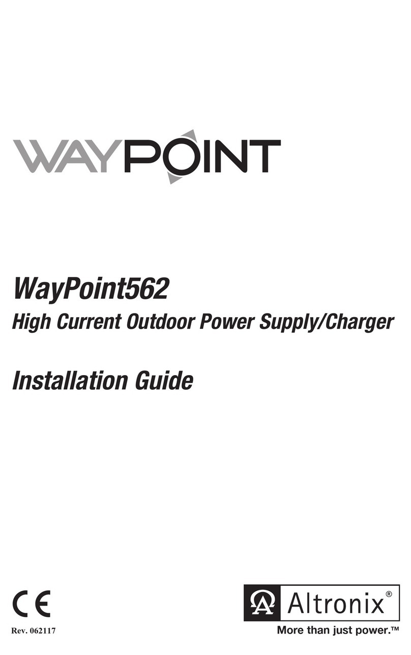 Altronix WayPoint562 User manual