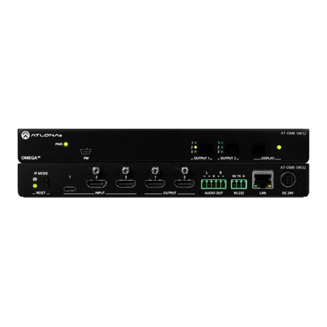 Atlona AT-OME-SW32 installation guide