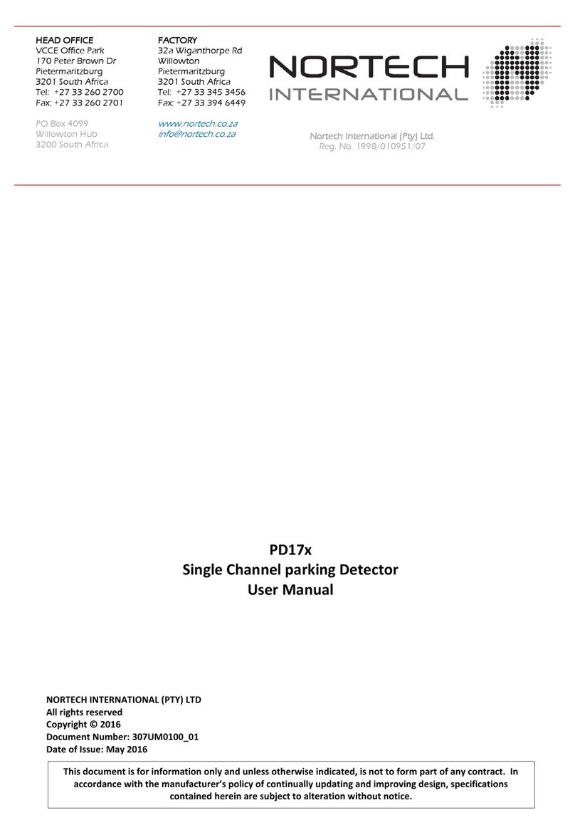 Nortech PD17x User manual