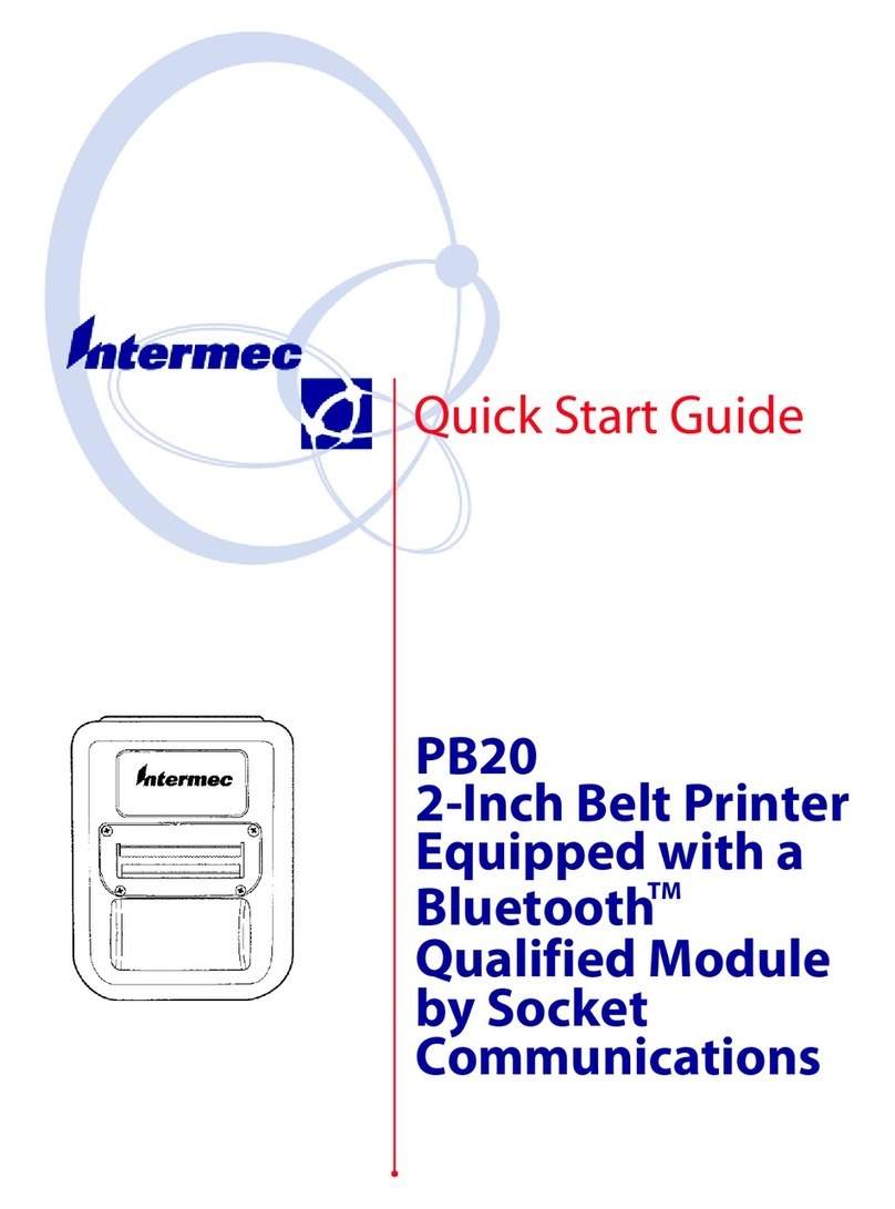 Intermec PB20 User manual