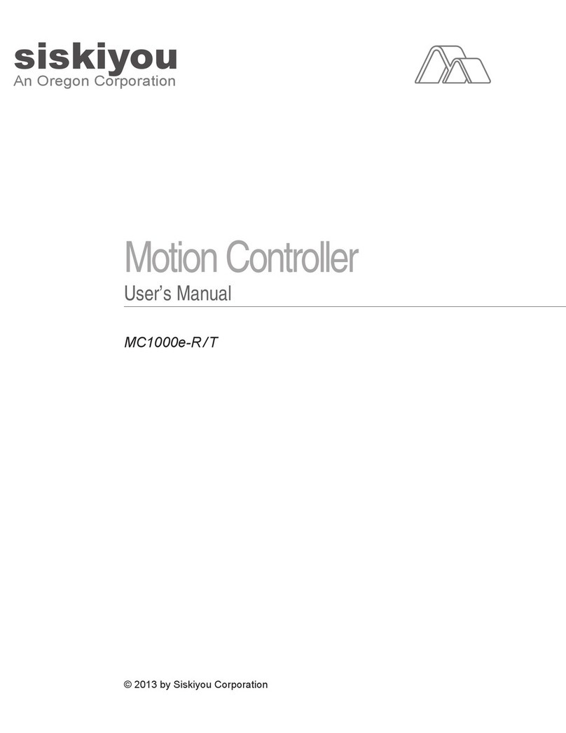 Siskiyou MC1000e-R user manual