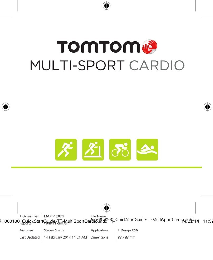 TomTom MULTI-SPORT CARDIO User manual TomTom MULTI-SPORT CARDIO User manual