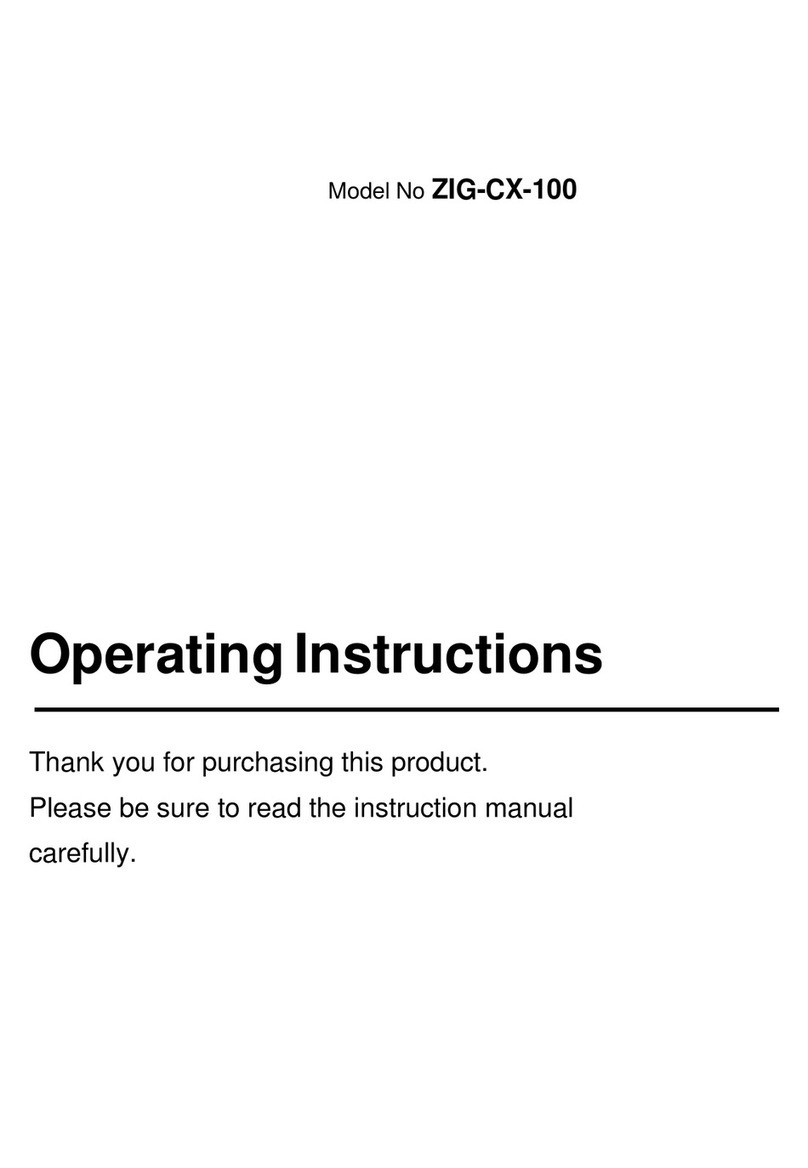 Zigen ZIG-CX-100 operating instructions