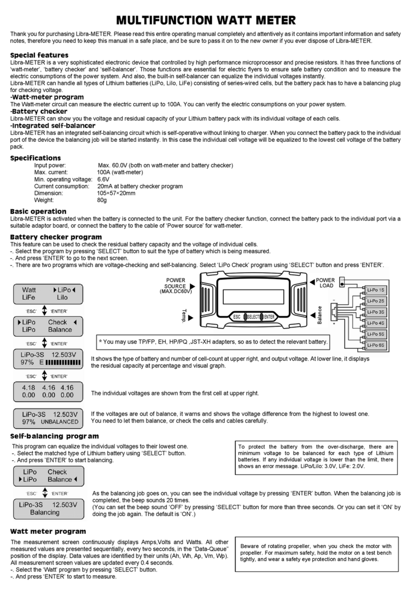 GT POWER Libra-METER manual GT POWER Libra-METER manual