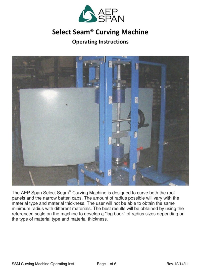 AEP Span Select Seam operating instructions