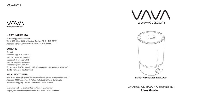 Vava VA-AH017 User manual