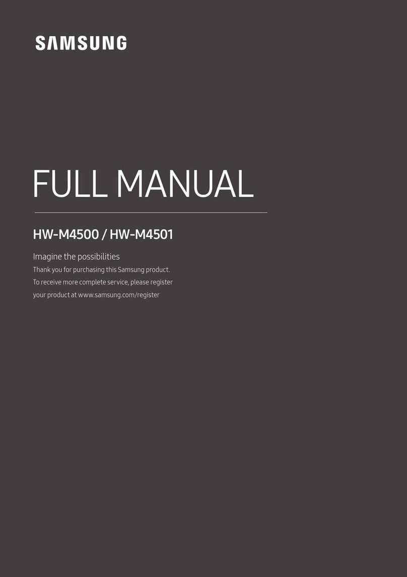 Samsung HW-M4500 Installation instructions