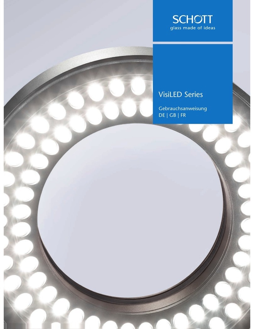 SCHOTT VisiLED MC 1500 User manual