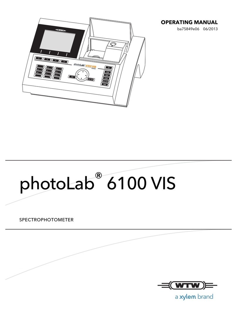 wtw photoLab 6100 VIS operating manual