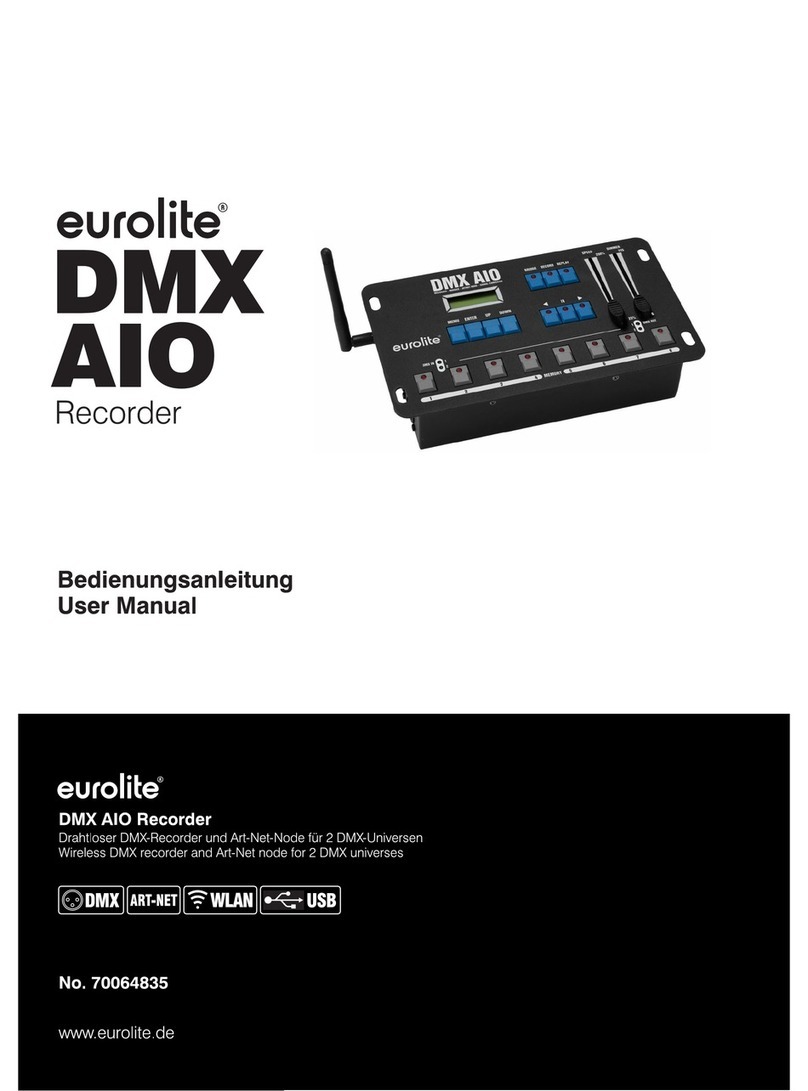 EuroLite DMX AIO Recorder user manual