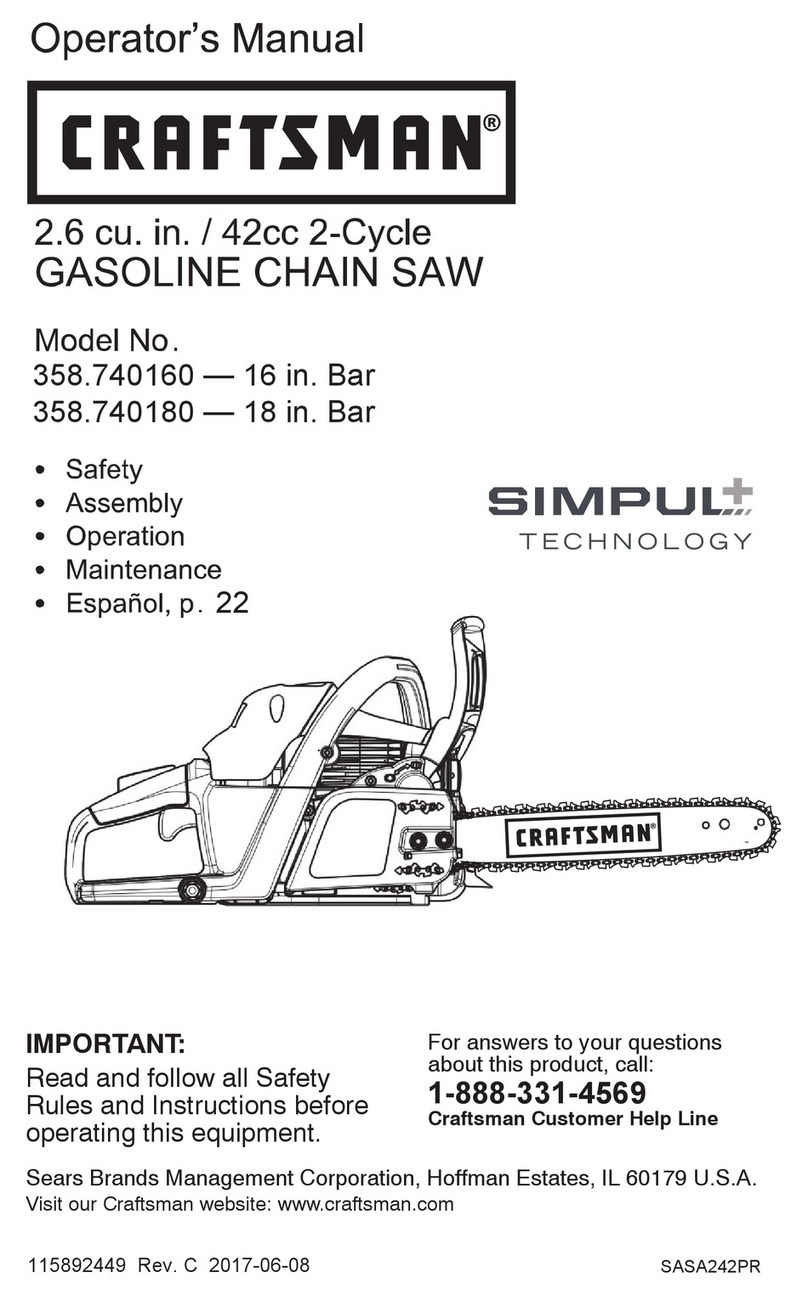 Craftsman 358.740160 User manual