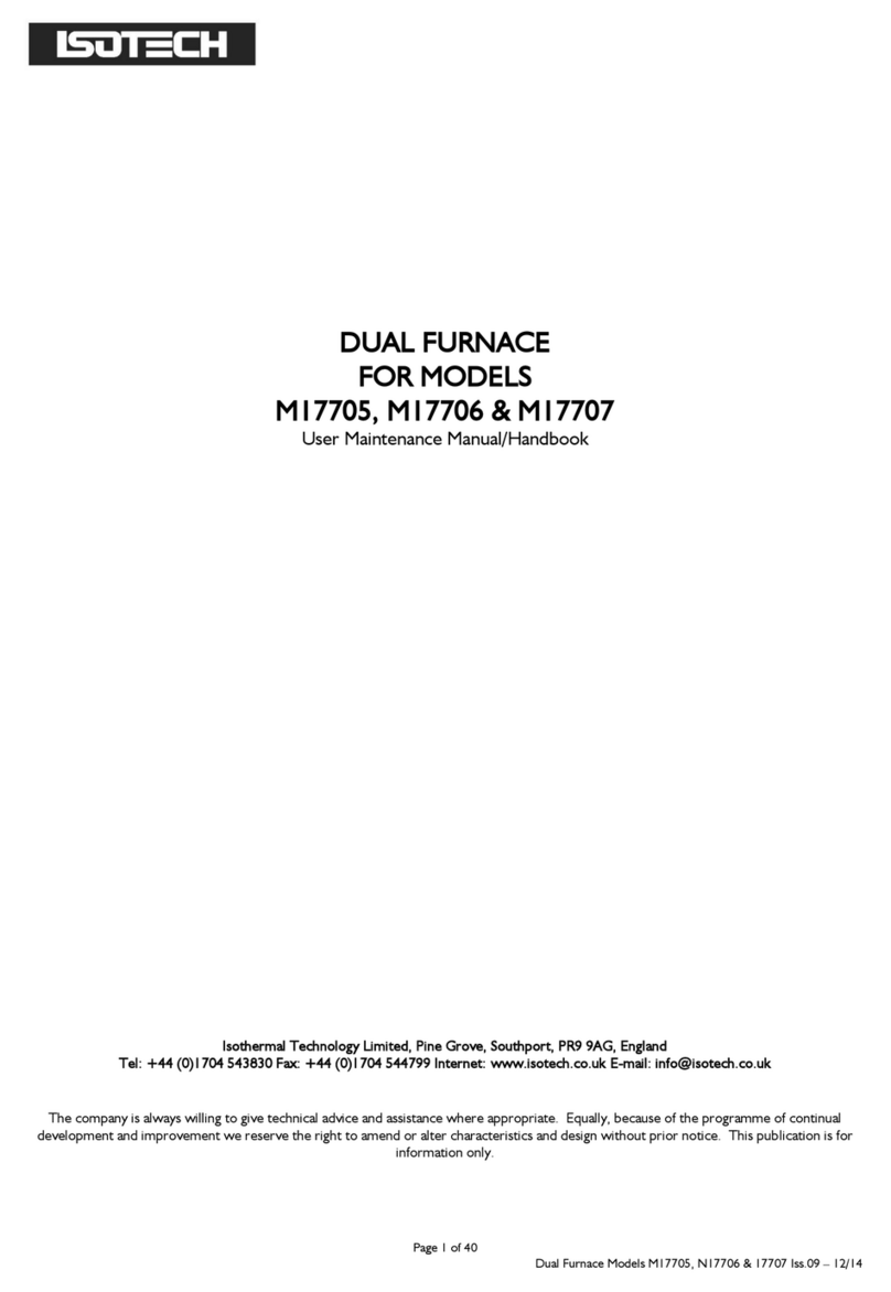 Isotech M17705 Operating instructions