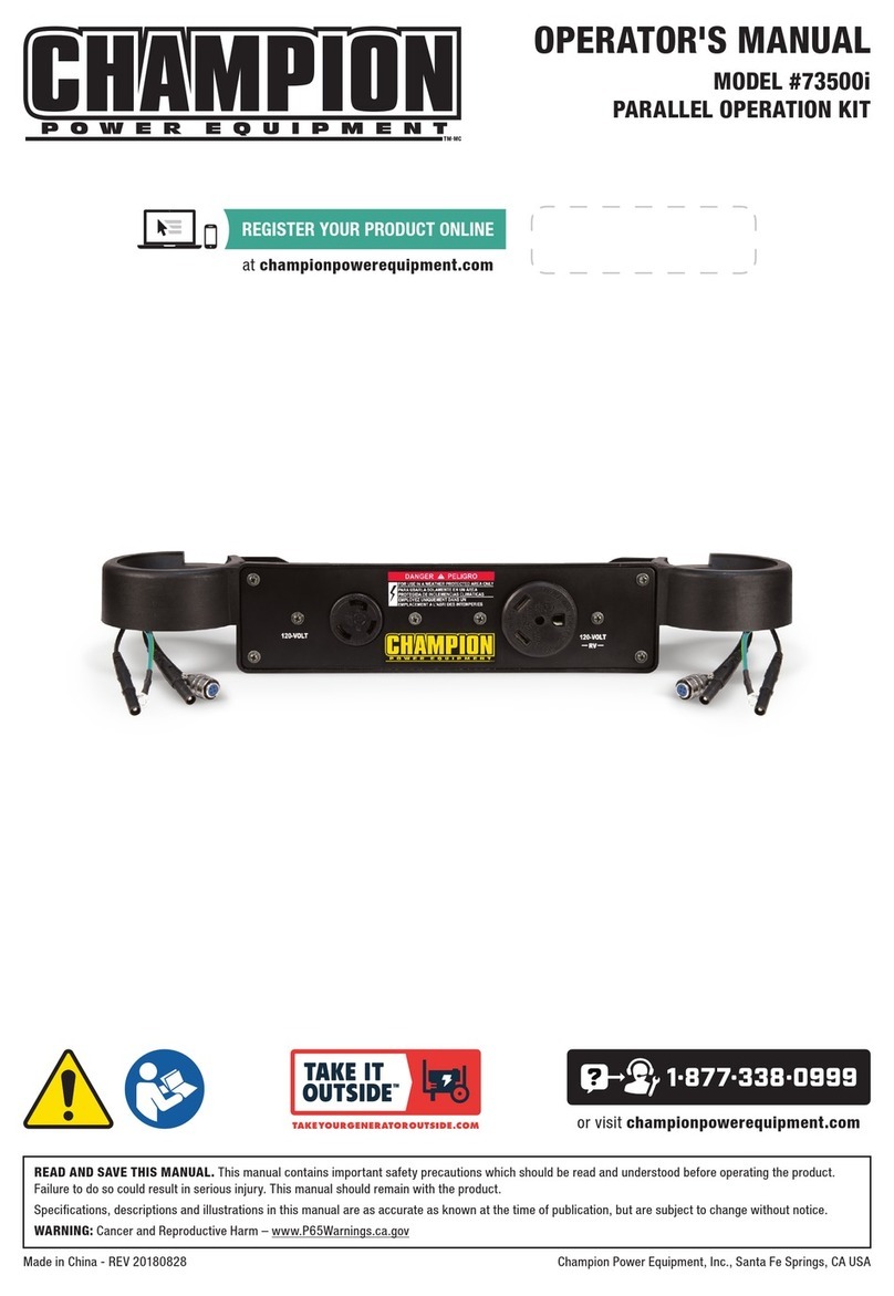 Champion Power Equipment 73500i Operator's manual