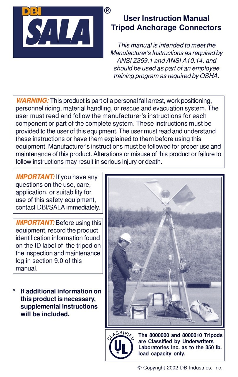 DBI SALA 8001717 User instruction