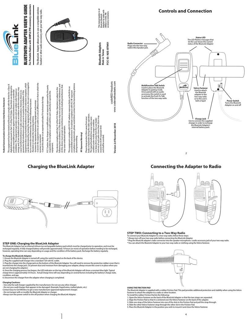 codeRED BlueLink user guide