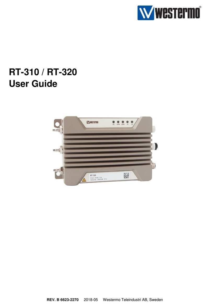 Westermo RT-310 user guide