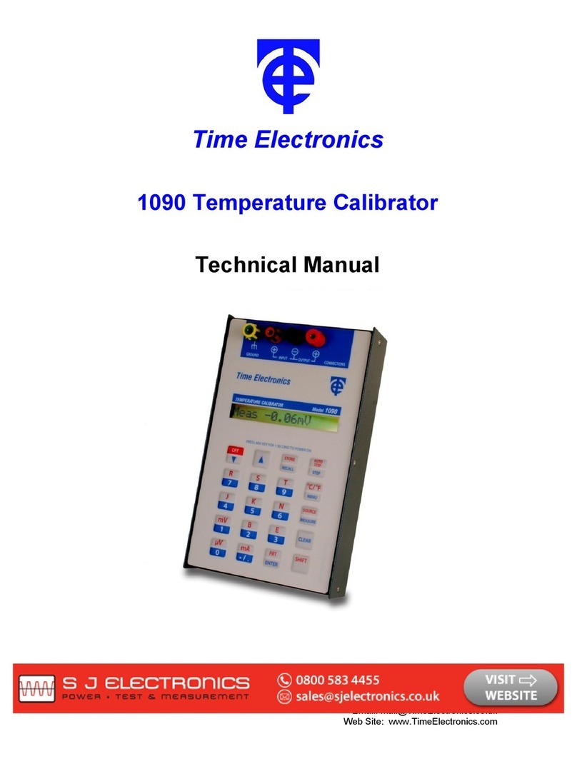 Time Electronics 1090 Technical manual