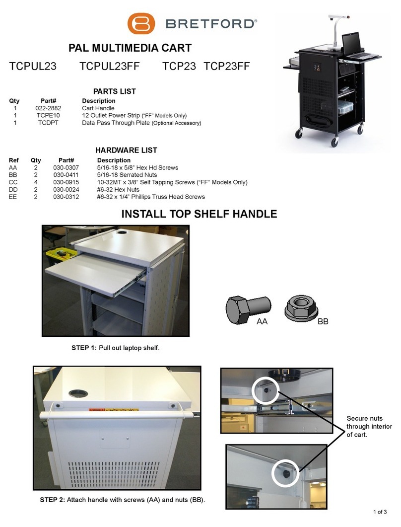 Bretford TCPUL23 User manual