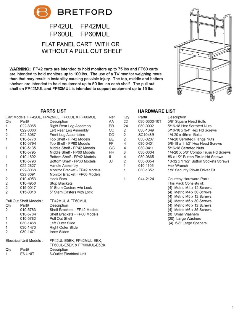Bretford FP42MUL user manual