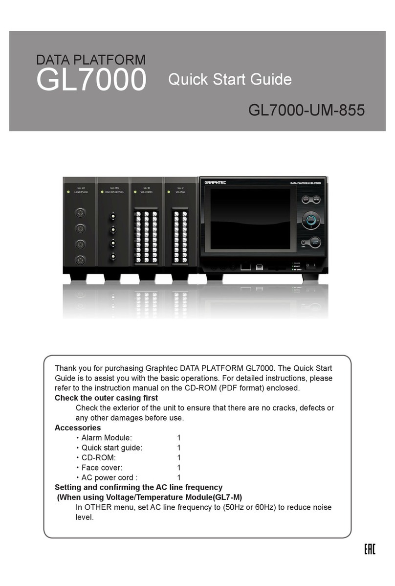 GRAPHTEC Data Platform GL7000 quick start guide
