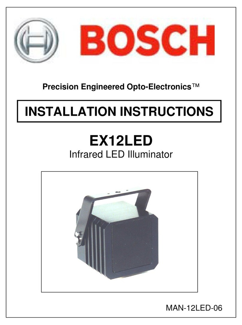 Bosch EX12LED installation instructions