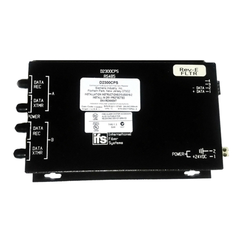 Siemens D2300CPS User manual