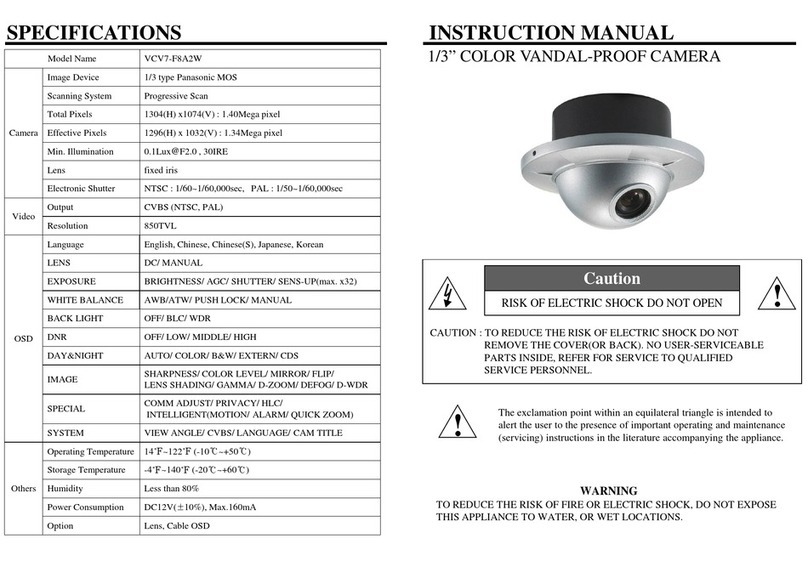 Visionite VCV7-F8A2W instruction manual