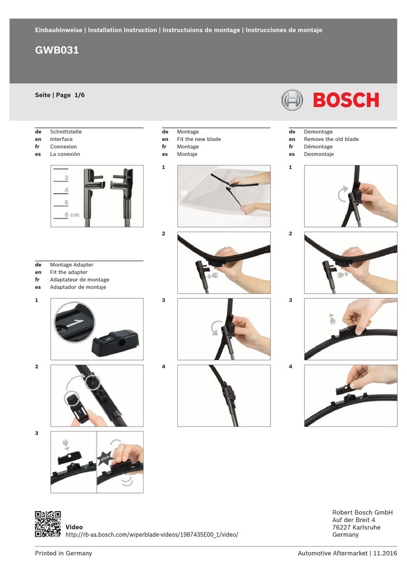 Bosch GWB031 User manual