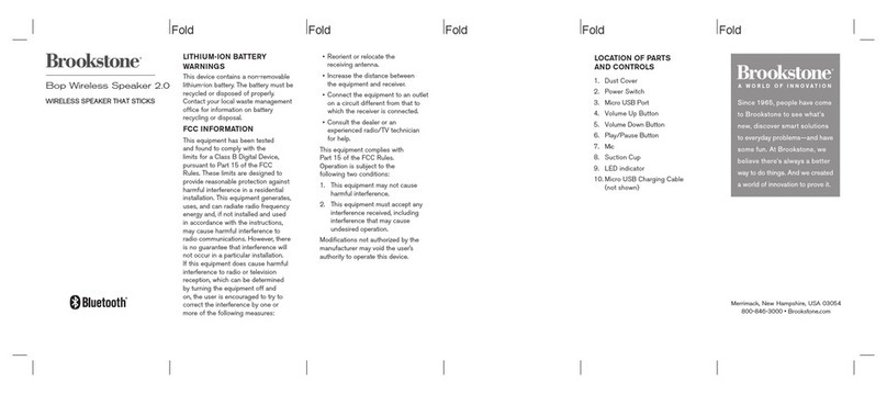 Brookstone Bop user manual