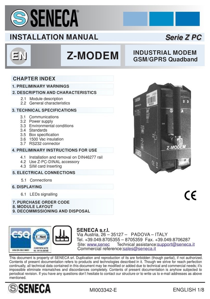 Seneca Serie Z PC User manual