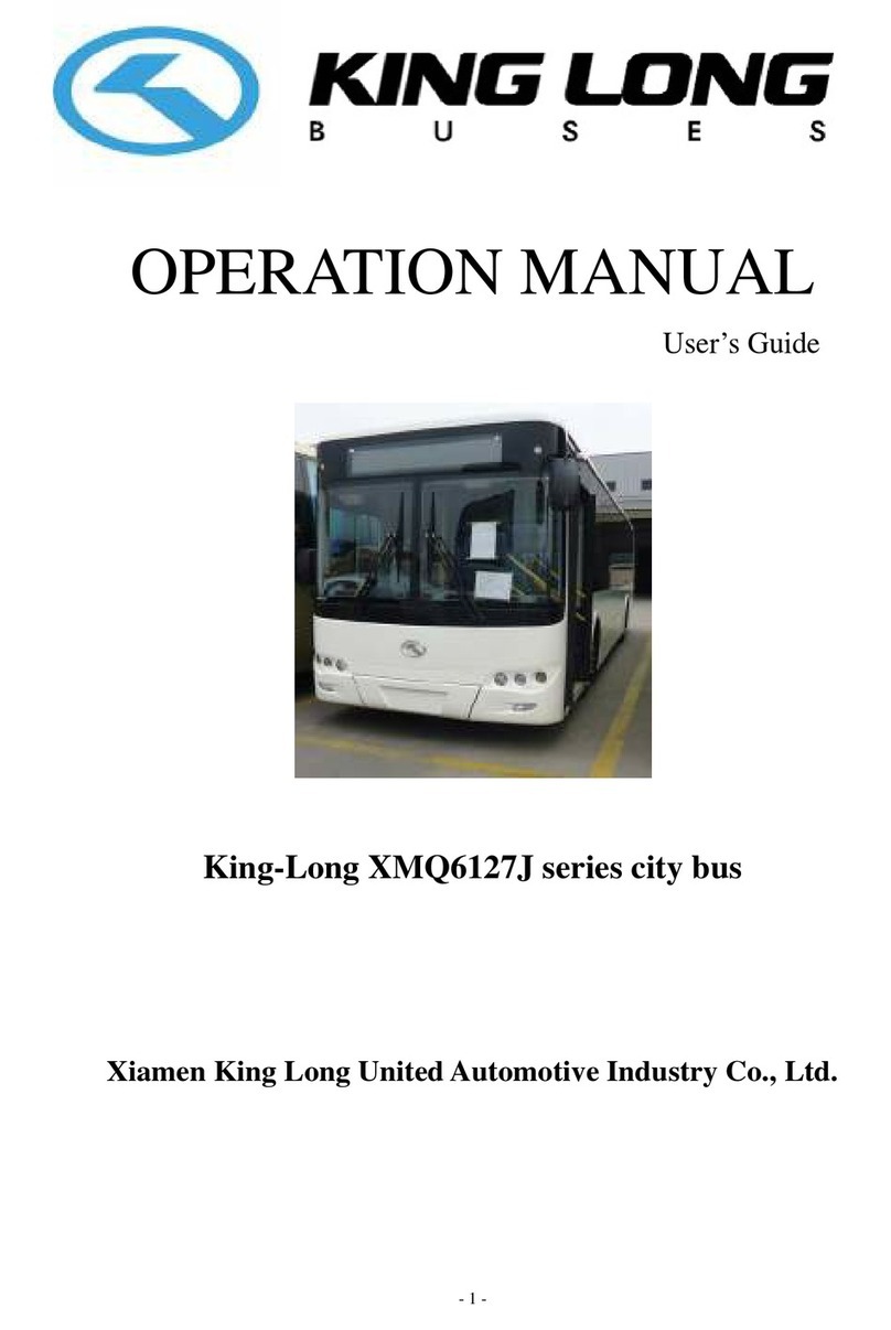 King Long XMQ6127J series operating manual