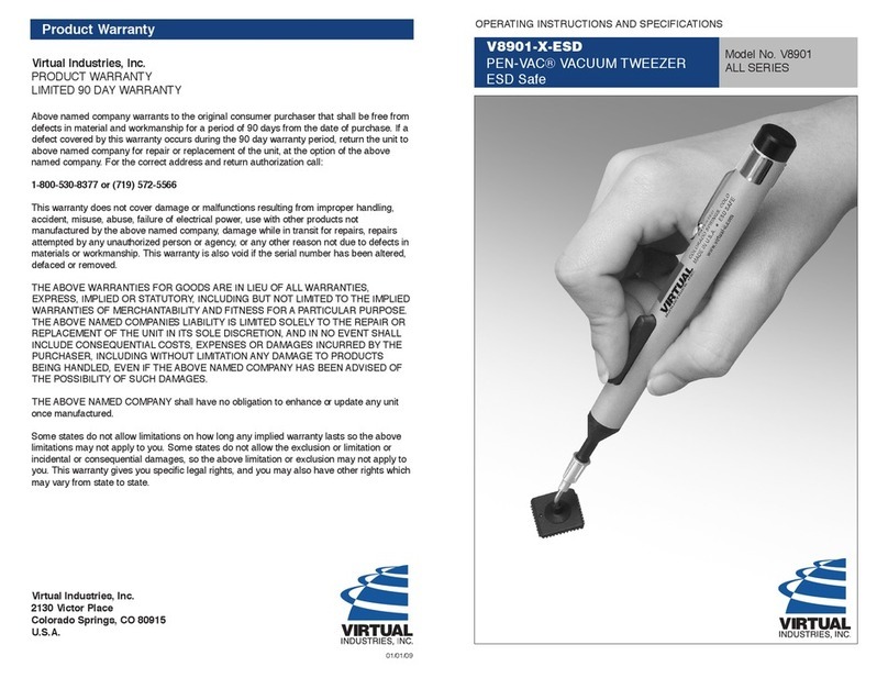 virtual i V8901-X-ESD operating instructions