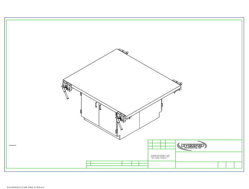 DIVERSIFIED WOODCRAFTS WW31-0V SERIES Assembly guide