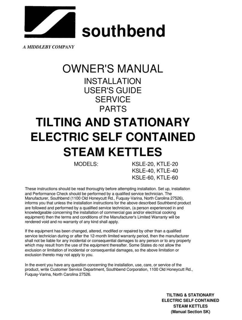 Southbend KSLE-20 User manual