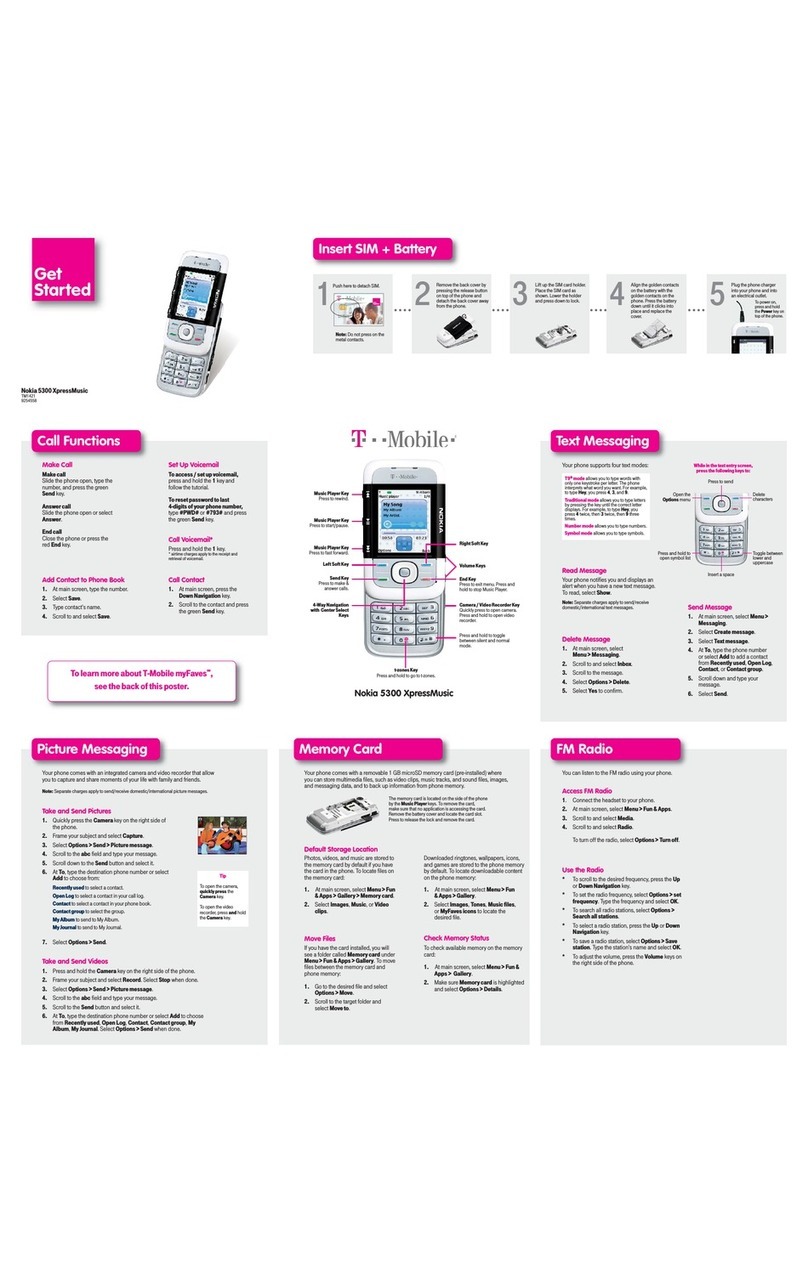 Nokia 5300 - XpressMusic Cell Phone 5 MB User manual