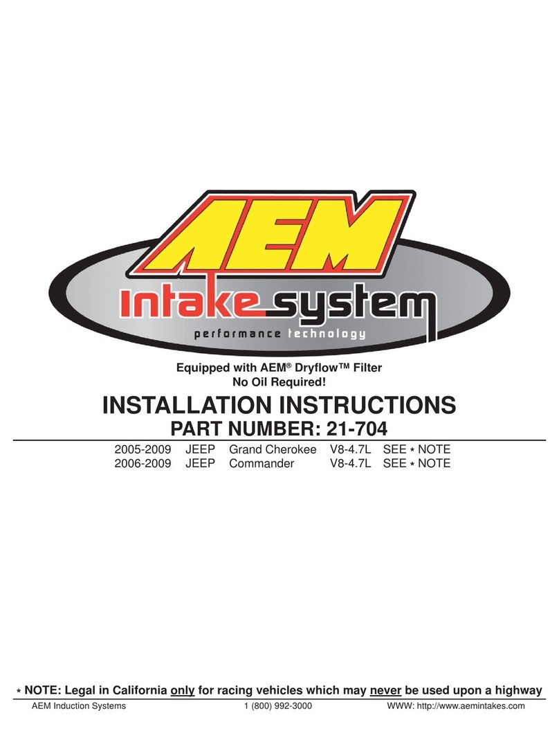 AEM 21-704 installation instructions
