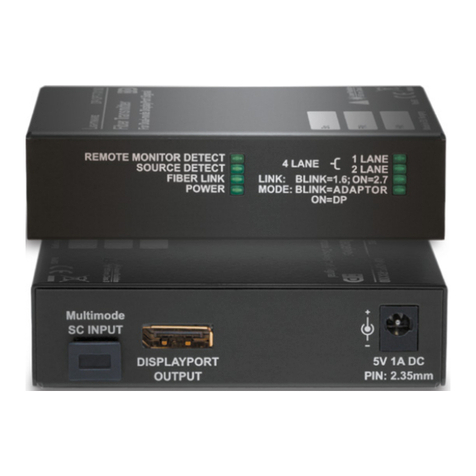 Lightware DP-OPT-TX100 User manual