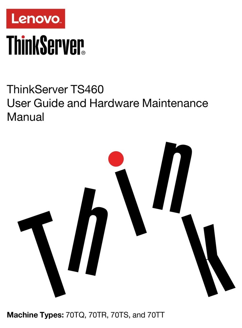 Lenovo ThinkServer TS460 Owner's manual Lenovo ThinkServer TS460 Owner's manual