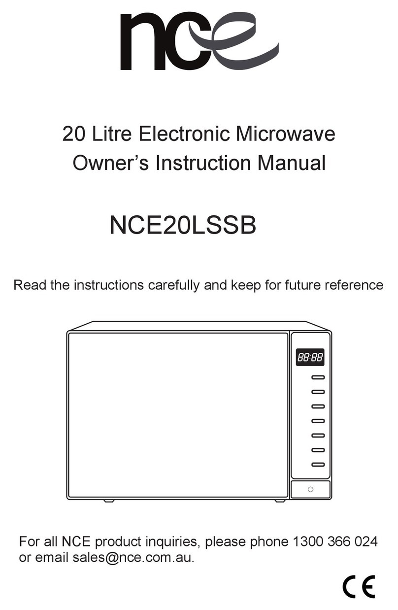 NCE 20LSSB Owner's instruction manual