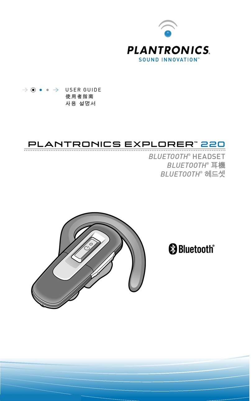 Plantronics EXPLORER 220 user guide