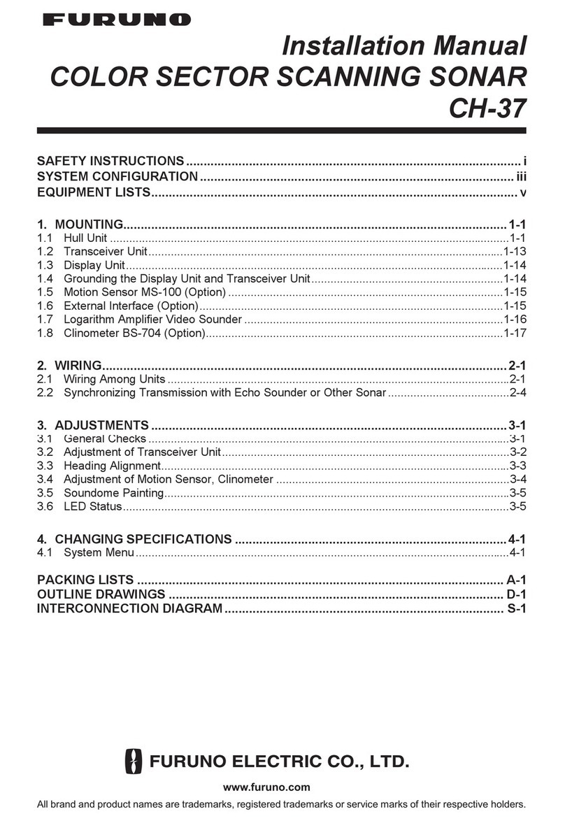 Furuno CH-37 installation manual