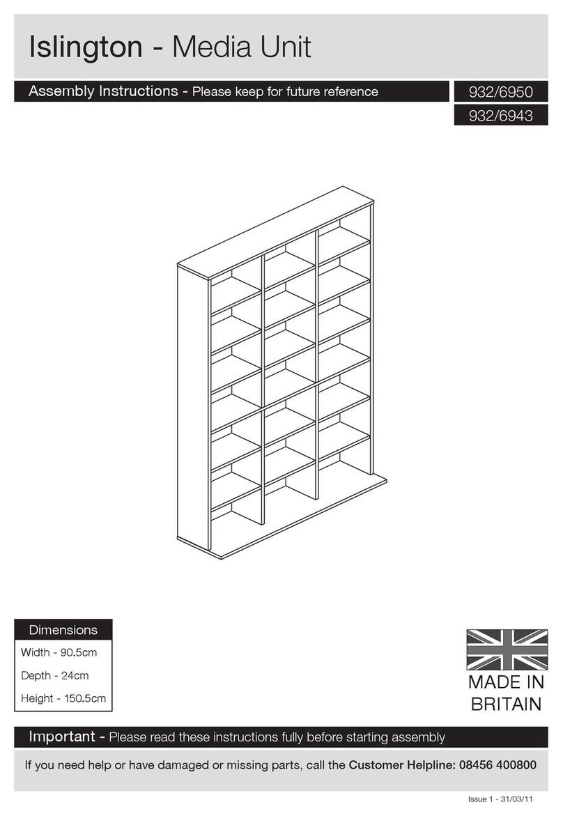 Argos Islington Installation guide