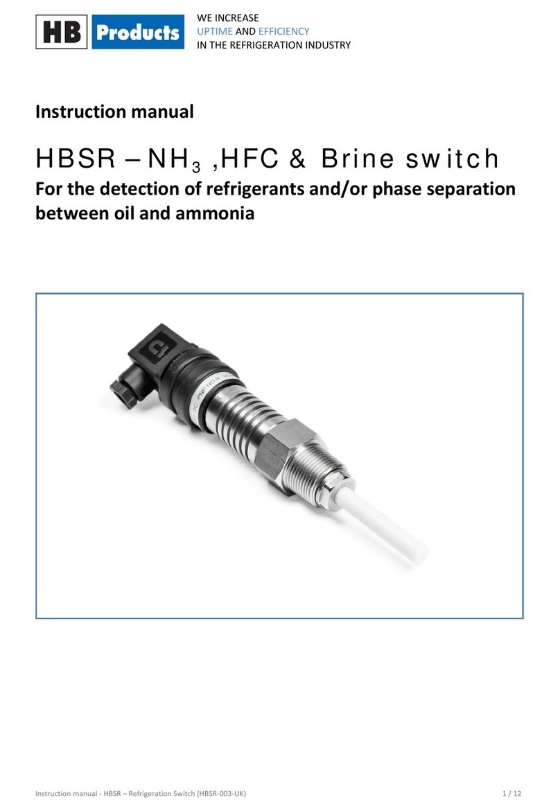 HB Products HBSR instruction manual