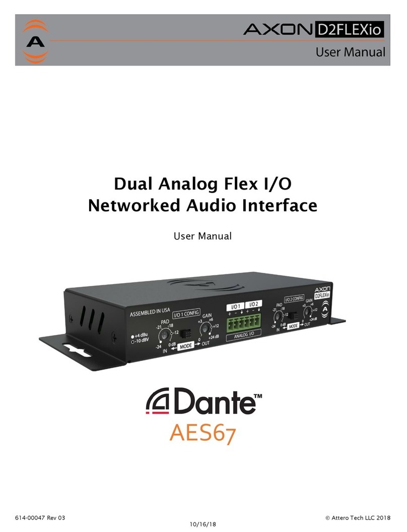 Attero Tech AXON D2FLEXio user manual