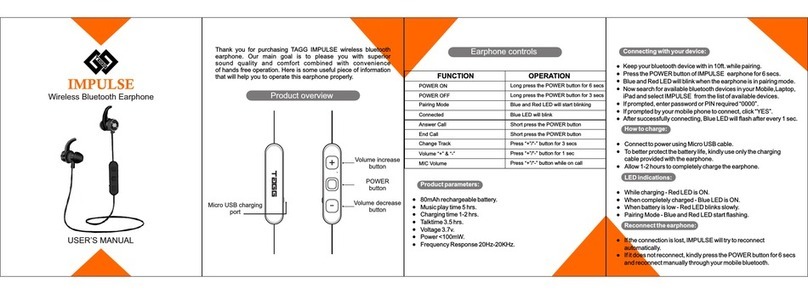 TAGG IMPULSE User manual
