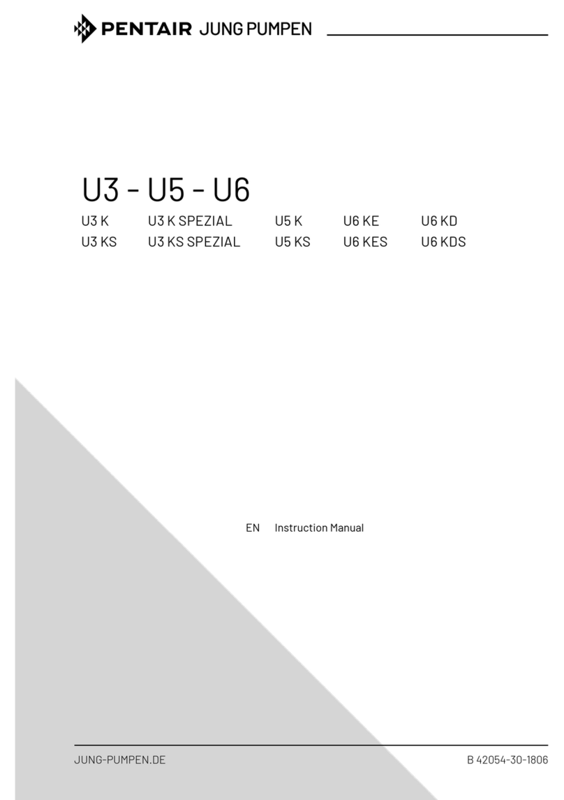 Pentair U3 instruction manual