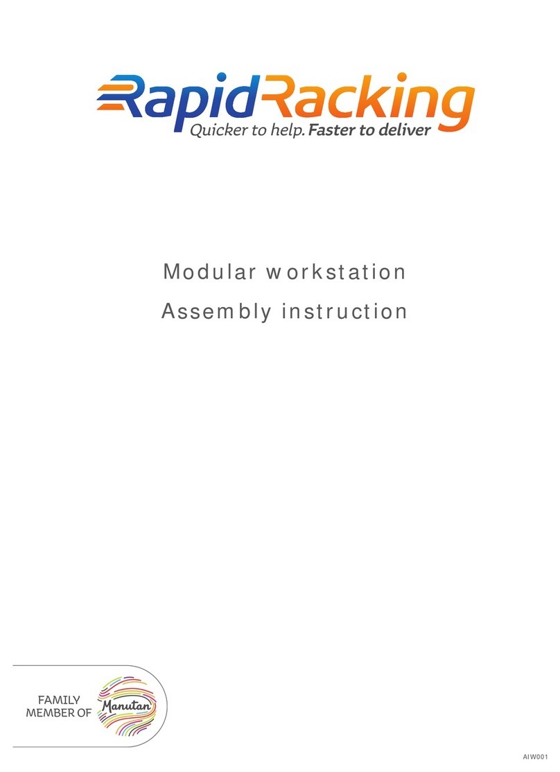 Rapid Racking Modular workstation User manual