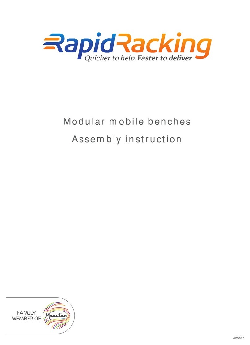 Rapid Racking Modular mobile benches User manual Rapid Racking Modular mobile benches User manual