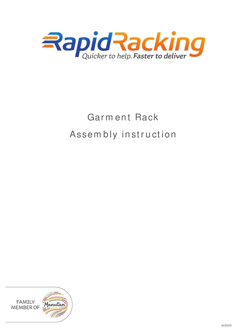 Rapid Racking Garment Rack User manual Rapid Racking Garment Rack User manual